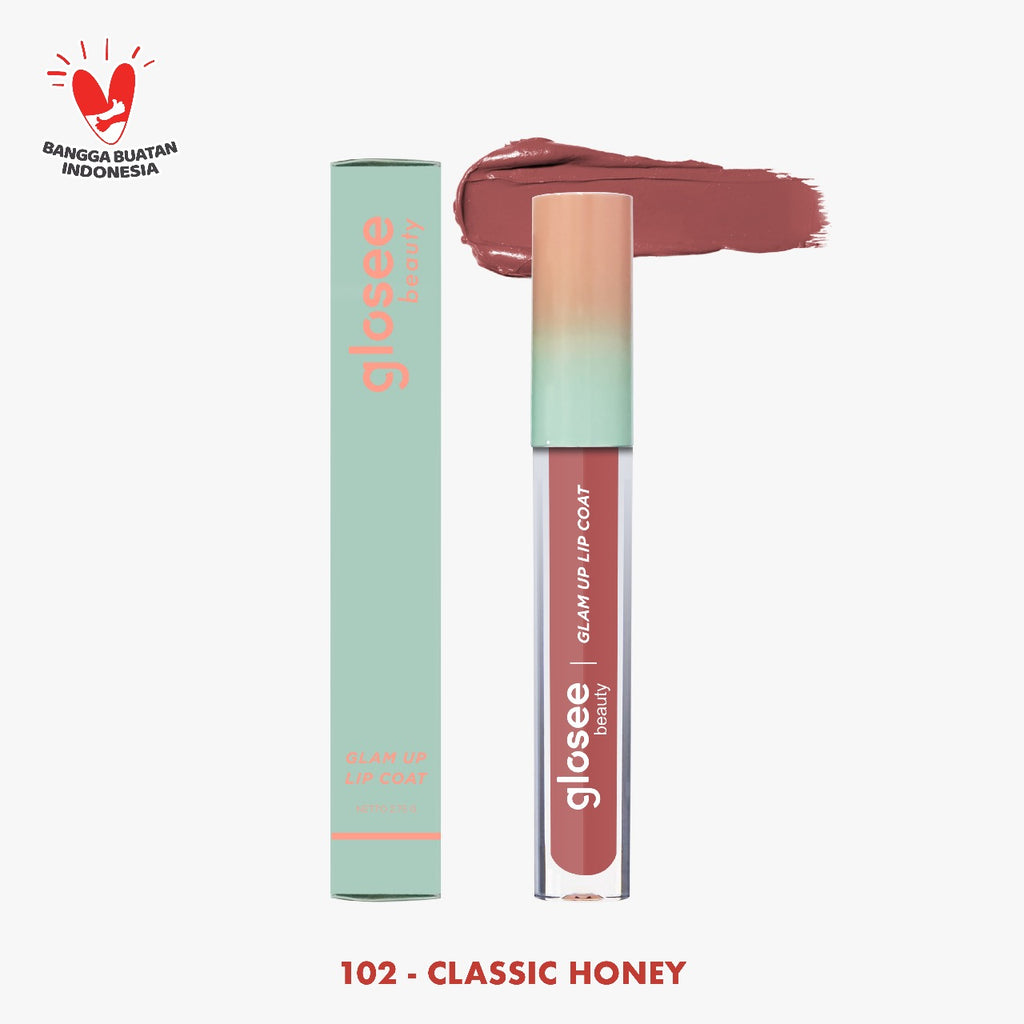 Glosee Beauty Glam Up Lip Coat Classic Honey 102 